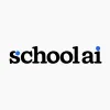School ai text in black on white background